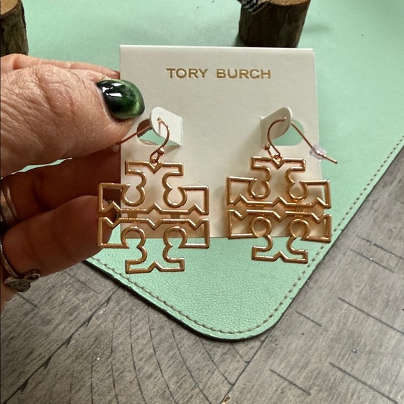 Tory Burch Gold Earrings - Picture 4 of 4